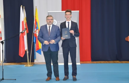 Starosta Bocheński - Pan Adam Korta, Michał Trzósło. Fot. Martyna Stańdo.