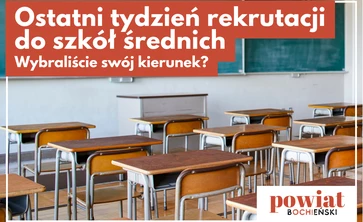 GRAFIKA: OSTATNI TYDZIEŃ REKRUTACJI DO SZKÓŁ ŚREDNICH