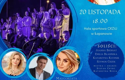 Plakat promujący Koncert Uwielbienia 2022.