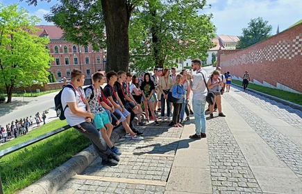 Zdjęcie grupowe uczestników wycieczki.