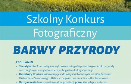 Plakat promujący konkurs.