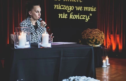 Na zdjęciu p. Małgorzata Mikołajek.