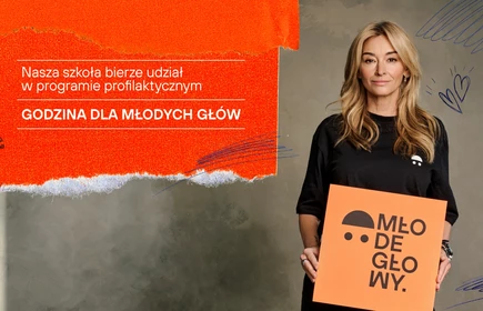 Grafika promująca program &#34;Godzina dla MŁODYCH GŁÓW&#34;