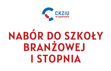 Nabór do szkoły branżowej I stopnia - grafika