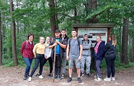 Zdjęcie grupowe uczestników wycieczki.
