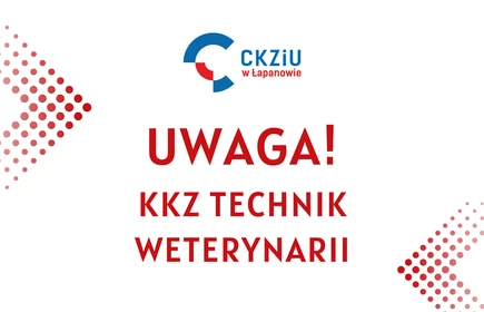 GRAFIKA: uwaga KKZ technik weterynarii