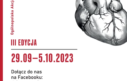 plakat promujący akcję „Czytamy z Sercem”