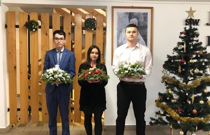 Przedstawiciele Samorządu Uczniowskiego.