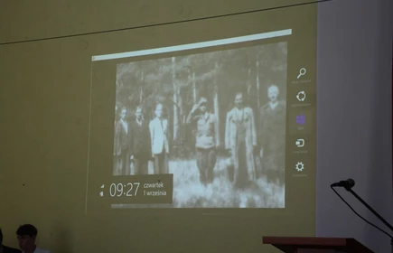 Ujęcie z filmu prezentowanego podczas akademii.