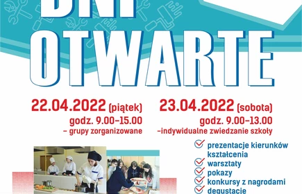 Plakat promujący Dni Otwarte.