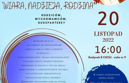 Plakat promujący Sympozjum.